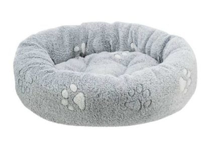 lit Nando rond gris pour chien, Trixie